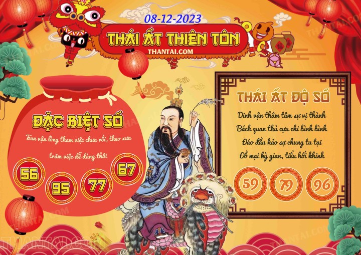 Thái Ất Thiên Tôn 23/11/2023
