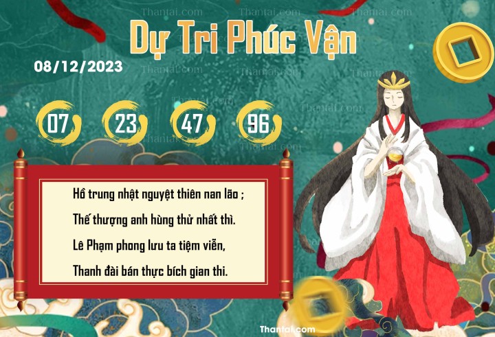 DỰ TRI PHÚC VẬN 23/11/2023