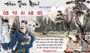 Đoán Thiên Mệnh 08/12/2023