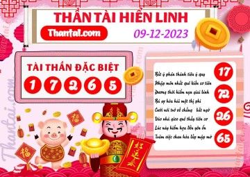 THẦN TÀI HIỂN LINH 09/12/2023