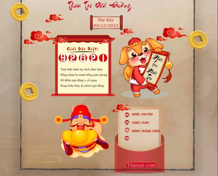 THẦN TÀI DẪN ĐƯỜNG 24/11/2023