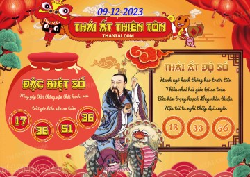 Thái Ất Thiên Tôn 09/12/2023