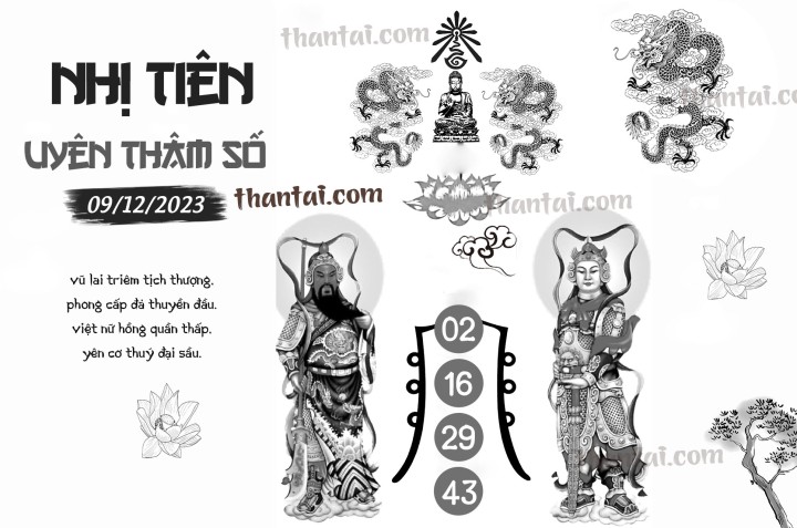 NHỊ TIÊN UYÊN THÂM SỐ 24/11/2023