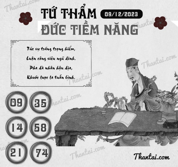 TỨ THẨM ĐỨC TIỀM NĂNG 24/11/2023