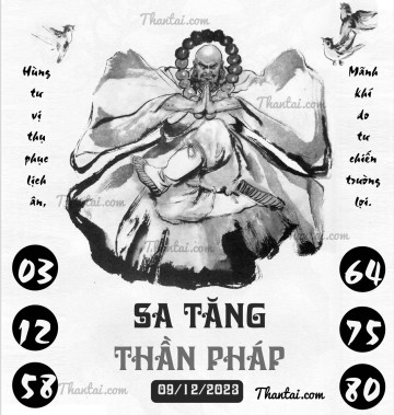 SA TĂNG THẦN PHÁP 09/12/2023