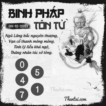 BINH PHÁP TÔN TỬ 09/12/2023