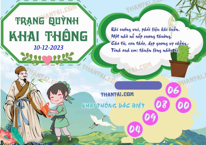 Trạng Quỳnh Khai Thông 25/11/2023
