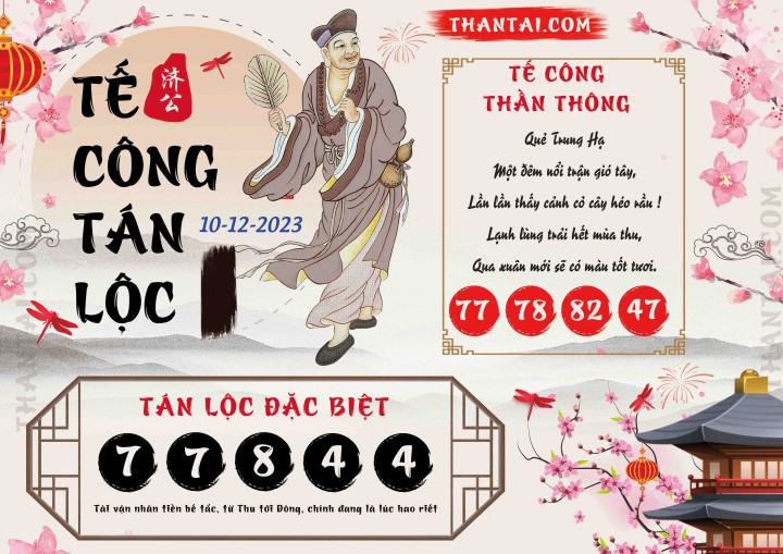 Tế Công Tán Lộc 25/11/2023