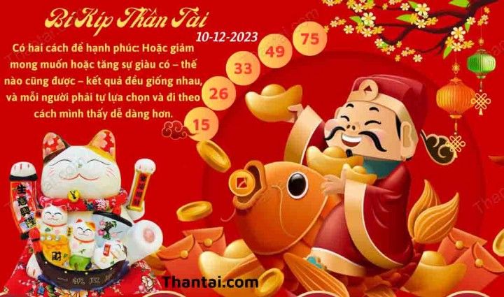 Bí Kíp Thần Tài 25/11/2023
