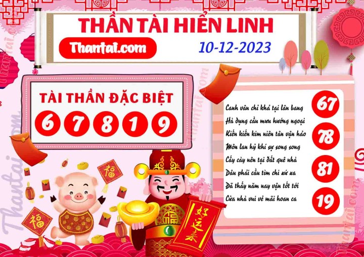 THẦN TÀI HIỂN LINH 25/11/2023
