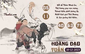 HOÀNG ĐẠO TUẦN 10/12/2023