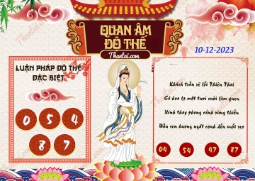 Quan Âm Độ Thế 10/12/2023