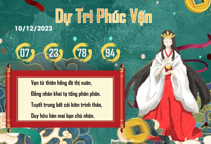 DỰ TRI PHÚC VẬN 25/11/2023