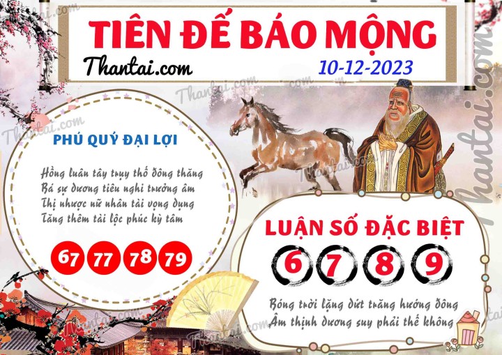 Tiên Đế Báo Mộng 25/11/2023