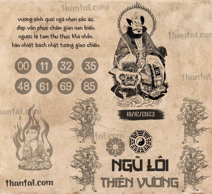 NGŨ LÔI THIÊN VƯƠNG 25/11/2023
