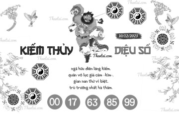 KIẾM THỦY DIỆU SỐ 10/12/2023