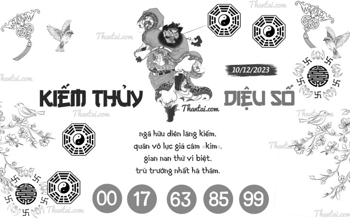 KIẾM THỦY DIỆU SỐ 25/11/2023