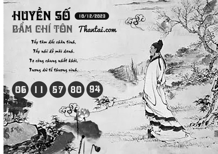 HUYỀN SỐ BẨM CHÍ TÔN 25/11/2023