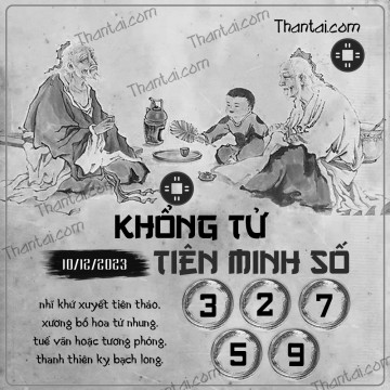 KHỔNG TỬ TIÊN MINH SỐ 10/12/2023