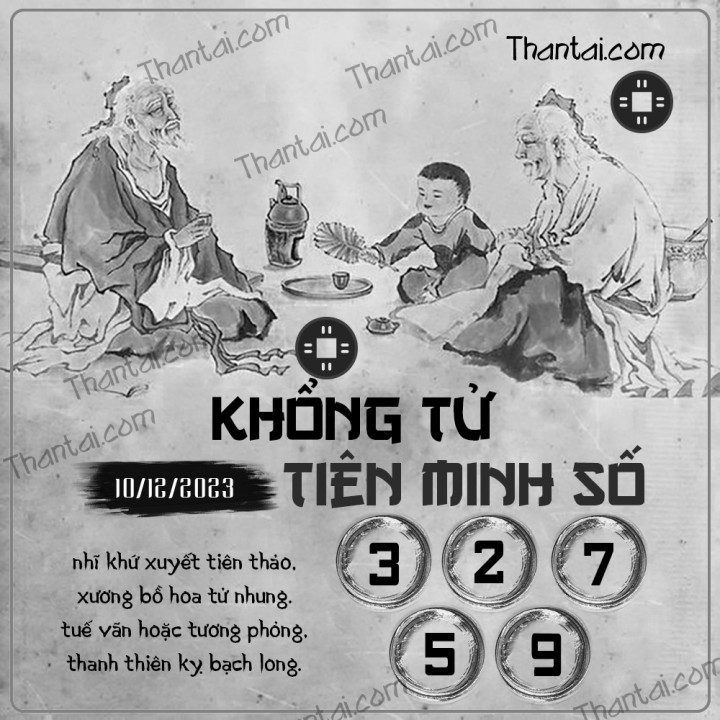 KHỔNG TỬ TIÊN MINH SỐ 25/11/2023