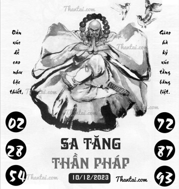 SA TĂNG THẦN PHÁP 10/12/2023