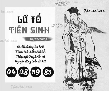 LỮ TỔ TIÊN SINH 10/12/2023