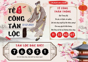 Tế Công Tán Lộc 11/12/2023