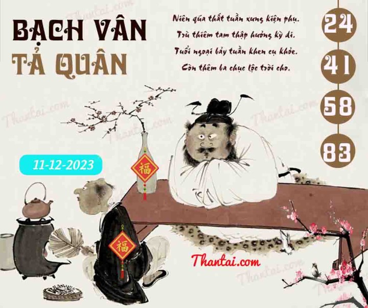 Bạch Vân Tả Quân 26/11/2023