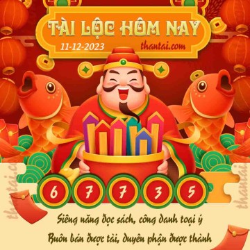 Tài Lộc Hôm Nay 11/12/2023