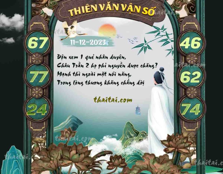 THIÊN VĂN VẬN SỐ 26/11/2023