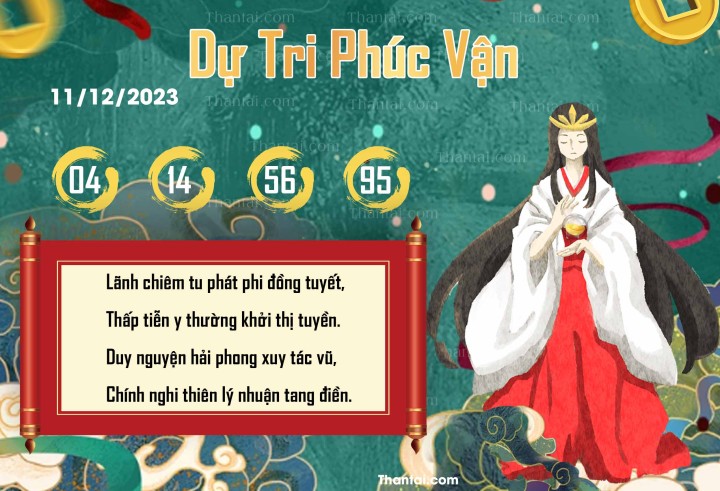 DỰ TRI PHÚC VẬN 26/11/2023