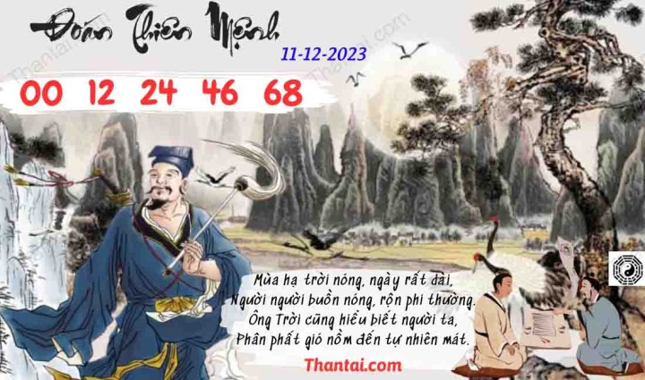 Đoán Thiên Mệnh 26/11/2023