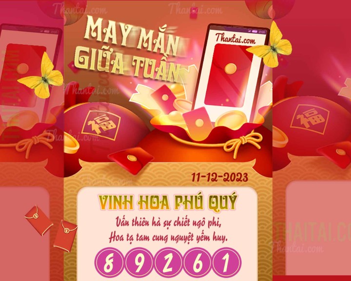 May Mắn Giữa Tuần 26/11/2023