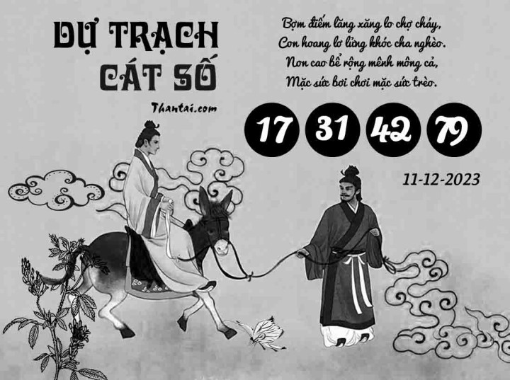 DỰ TRẠCH CÁT SỐ 26/11/2023