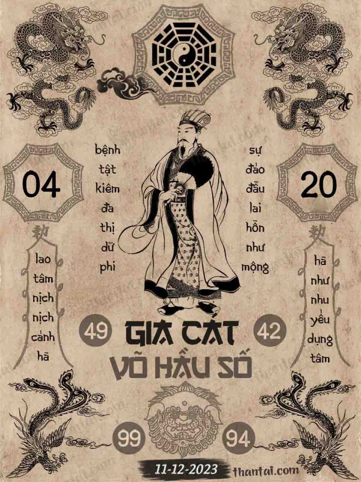 GIA CÁT VÕ HẦU SỐ 26/11/2023