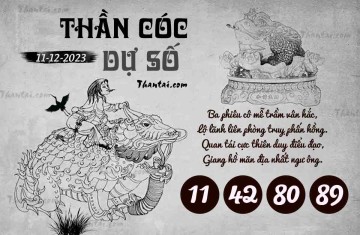 THẦN CÓC DỰ SỐ 11/12/2023