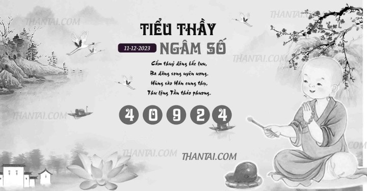 TIỂU THẦY NGÂM SỐ 26/11/2023