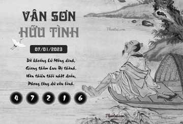 VÂN SƠN HỮU TÌNH 07/01/2023