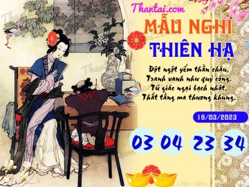 Mẫu Nghi Thiên Hạ 19/03/2023