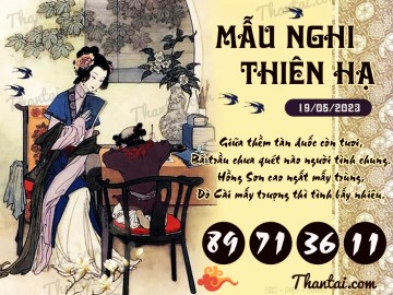 Mẫu Nghi Thiên Hạ 19/05/2023