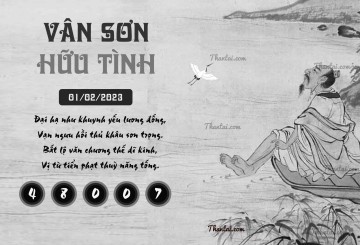 VÂN SƠN HỮU TÌNH 01/02/2023