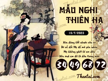 Mẫu Nghi Thiên Hạ 19/07/2023