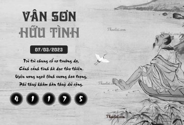 VÂN SƠN HỮU TÌNH 07/03/2023