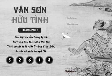 VÂN SƠN HỮU TÌNH 18/03/2023