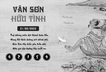 VÂN SƠN HỮU TÌNH 21/03/2023