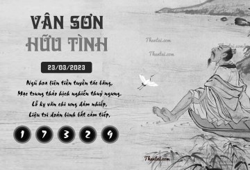 VÂN SƠN HỮU TÌNH 23/03/2023