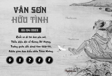 VÂN SƠN HỮU TÌNH 03/04/2023