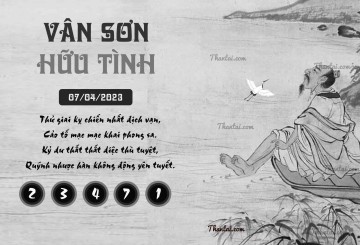 VÂN SƠN HỮU TÌNH 07/04/2023