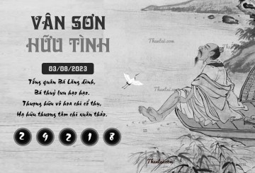 VÂN SƠN HỮU TÌNH 03/08/2023