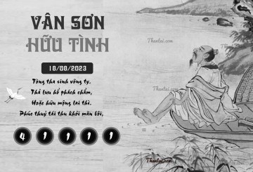 VÂN SƠN HỮU TÌNH 18/08/2023